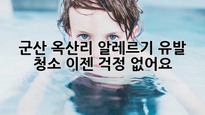 군산 옥산리 알레르기 유발 청소, 이젠 걱정 없어요!